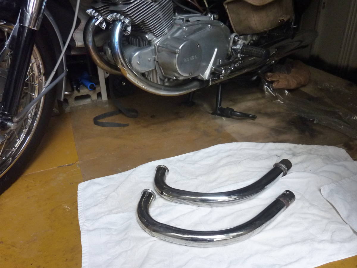 CB 72 マフラー エキパイ 2本 セット HONDA 純正 CB72 CB77 ホンダ