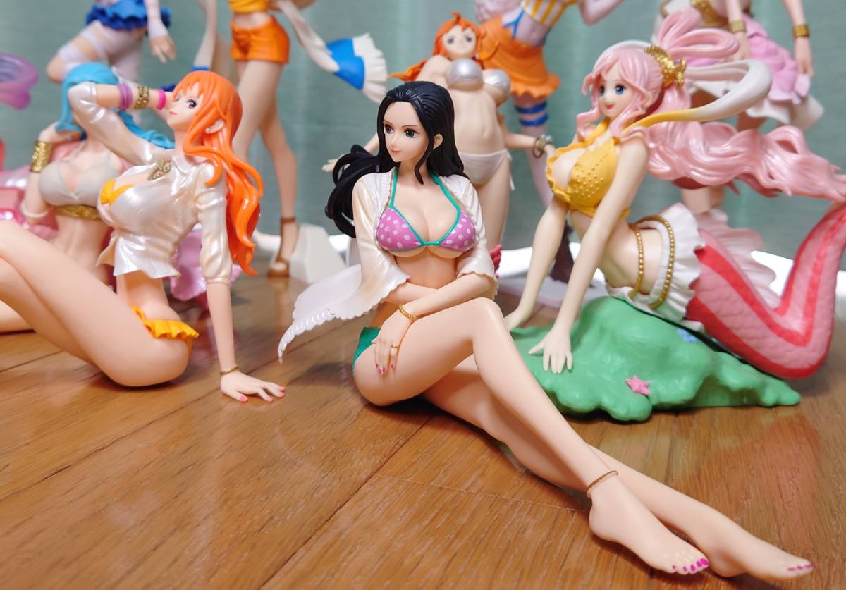 ワンピース フィギュアセット 7体　美少女　ナミ　ハンコック　しらほし　ロビン等 11個セット ワンピース フィギュア セット ナミ ロビン ハンコック