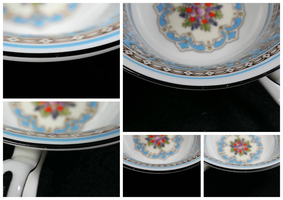 フロレンティーン ウェッジウッド ターコイズ ペア カップ＆ソーサー フロレンティーンターコイズ&frasl;Florentine ■WEDGWOOD ウェッジウッド フロレンティーン ターコイズ ティー ・コーヒー カップ&ソーサー 各2客/プレート 皿 15.5cm 2枚 セット■