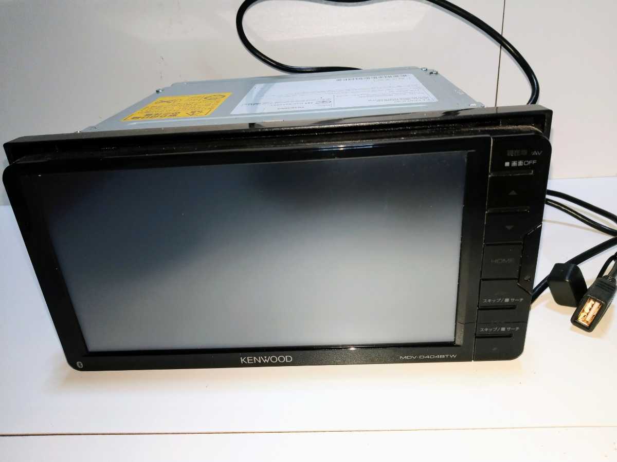 ケンウッド / 7インチナビ MDV-D404BT / ワンセグ Bluetooth DVD CD