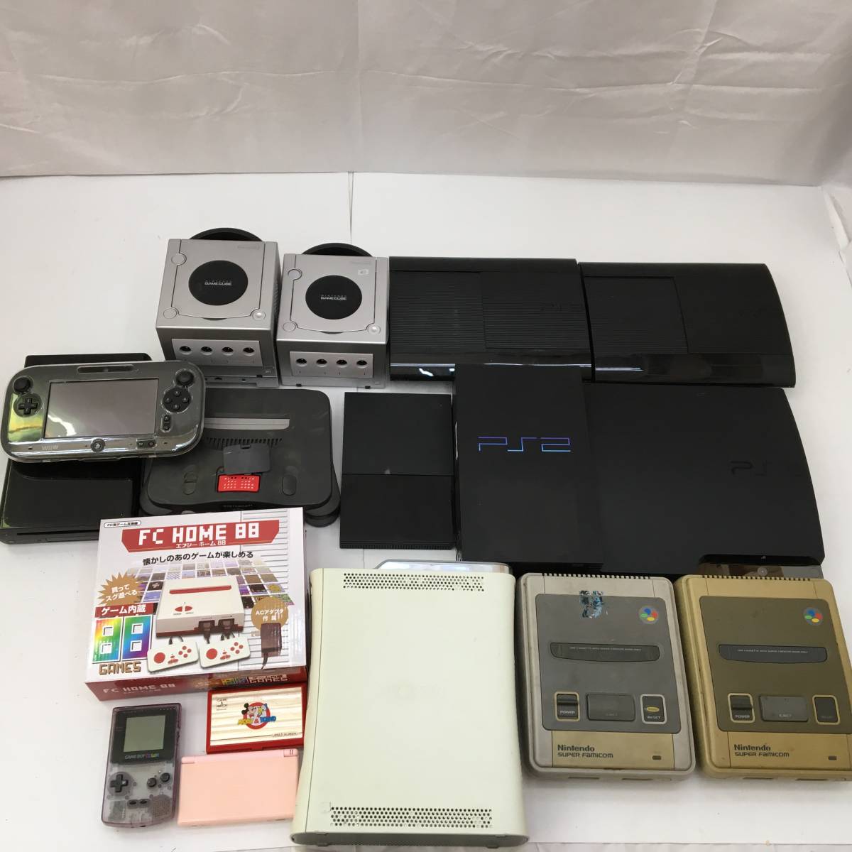 ジャンク品】ゲーム機 4台セット（N64 / PS2 / PS3 / SFC） ジャンク