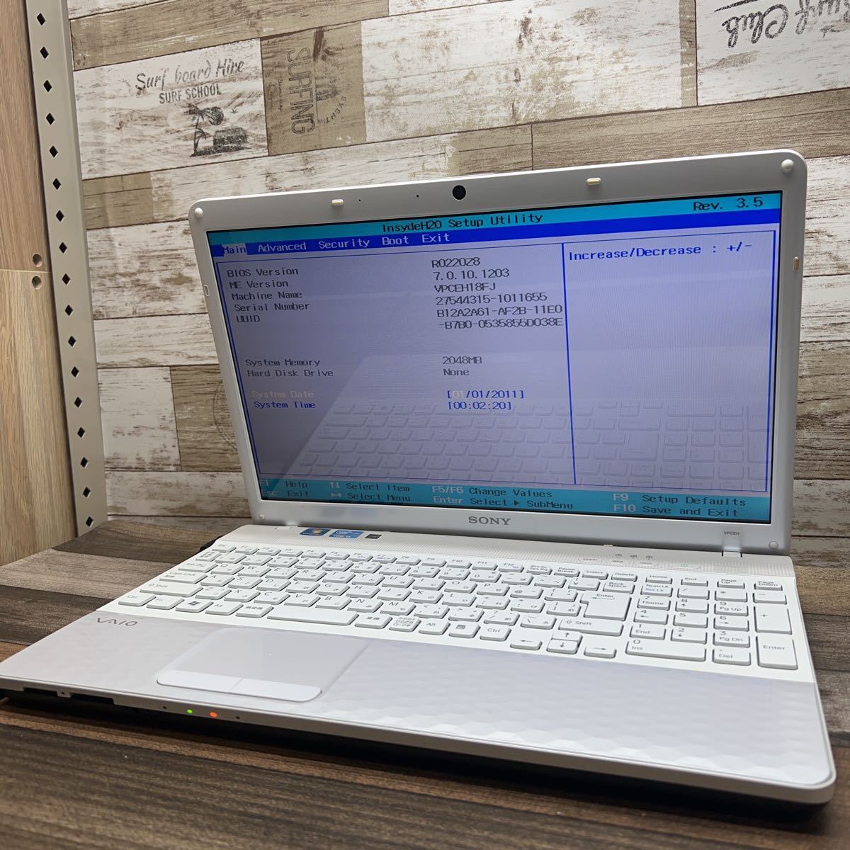Eシリーズ | | B4683 SONY VAIO Eシリーズ VPCEH18FJ ジャンク 