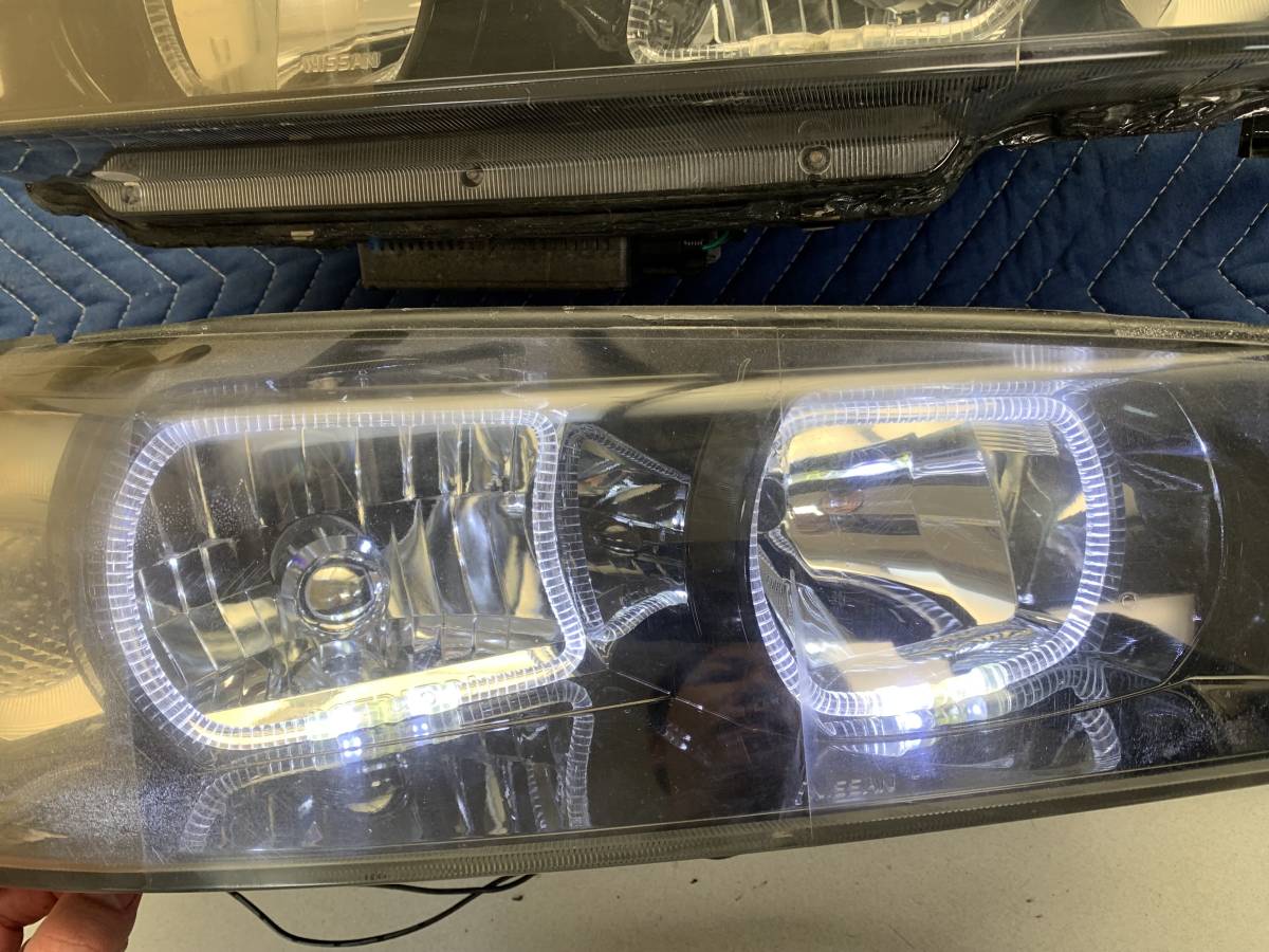 R34 スカイライン 前期 HID用 左右セット ヘッドライト 純正加工品 