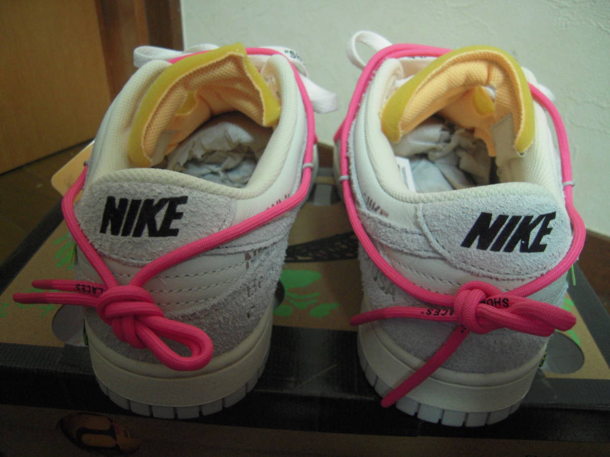 Dunk Low x Off-White Nike | 50' of 'Lot eBay BLEU SB OW SNKRS Date.
