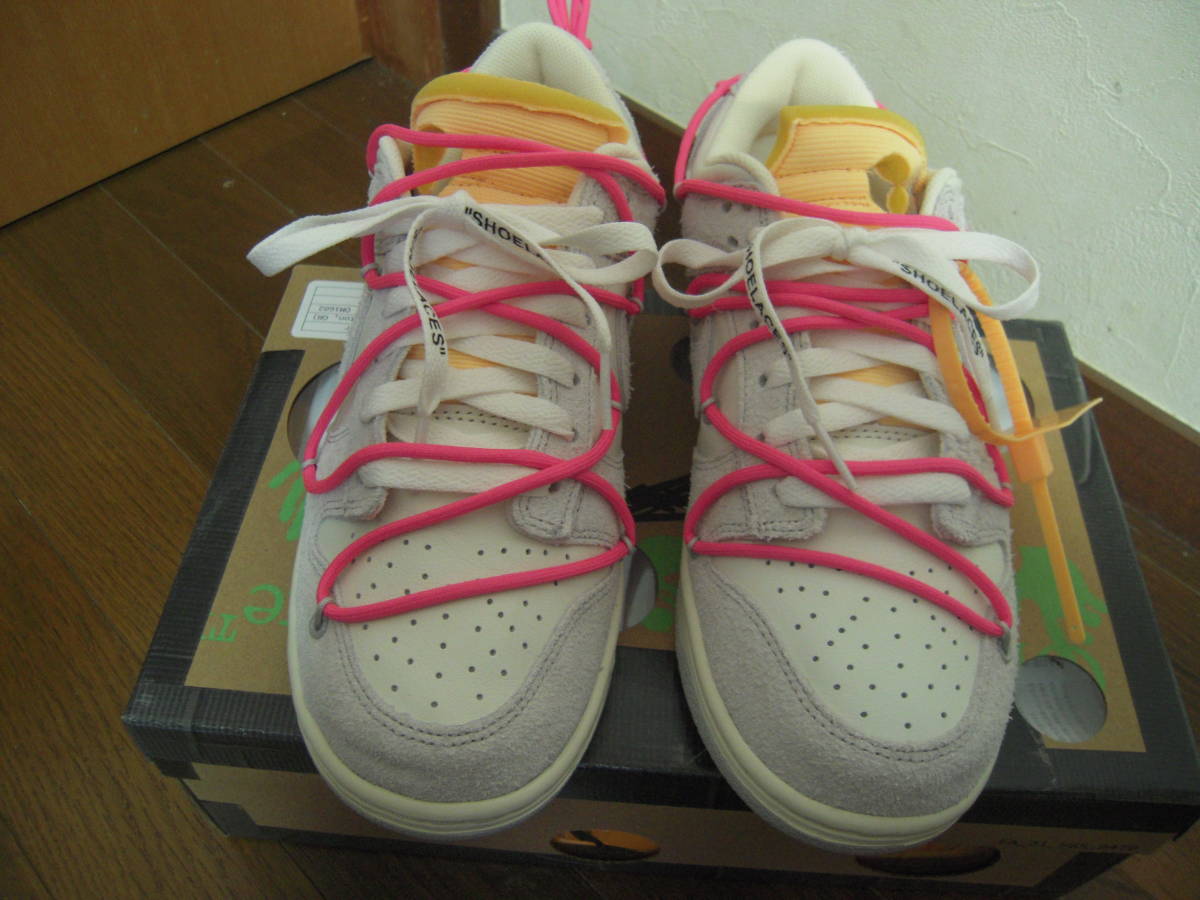 Dunk Low x Off-White Nike | 50' of 'Lot eBay BLEU SB OW SNKRS Date.