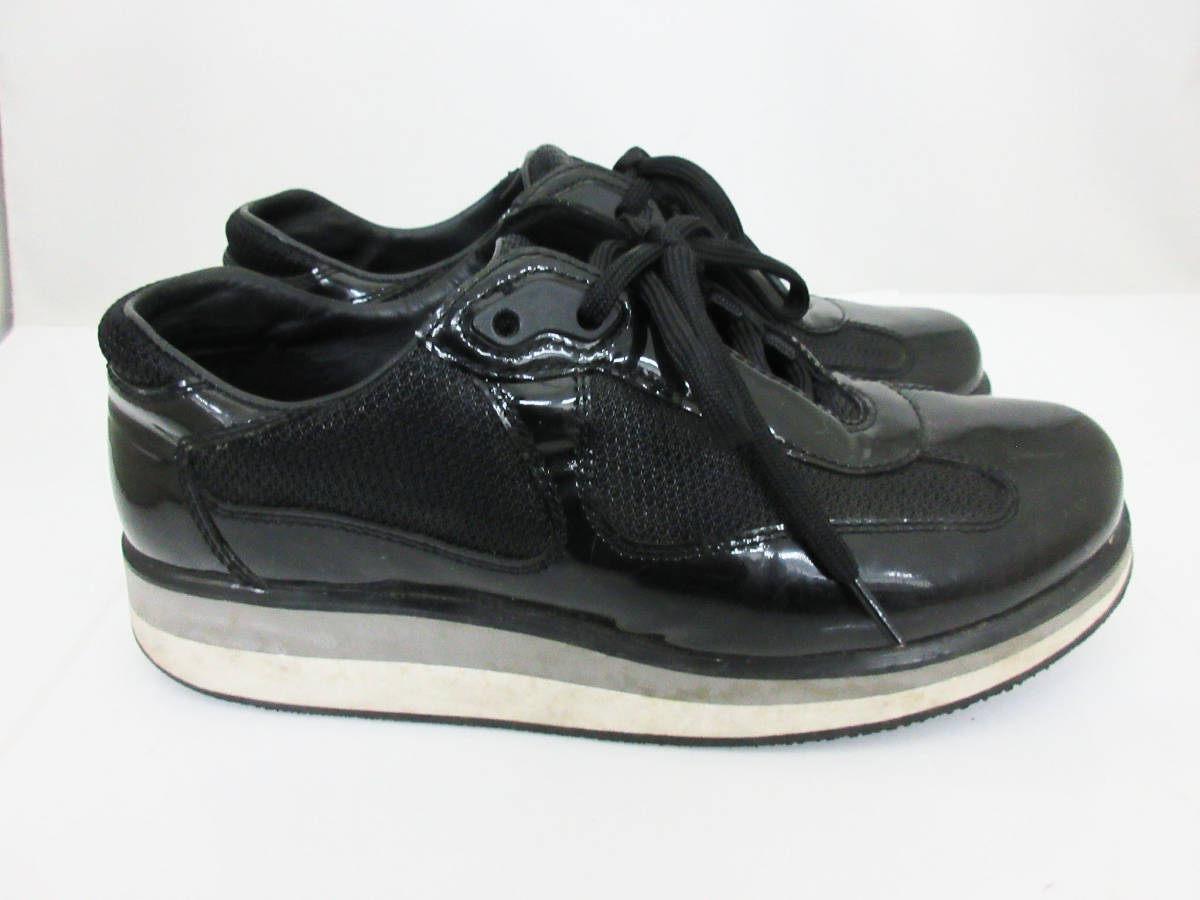 SH2788【プラダ】PRADA スニーカー☆レディース 36 1/2☆23.5cm☆3E 
