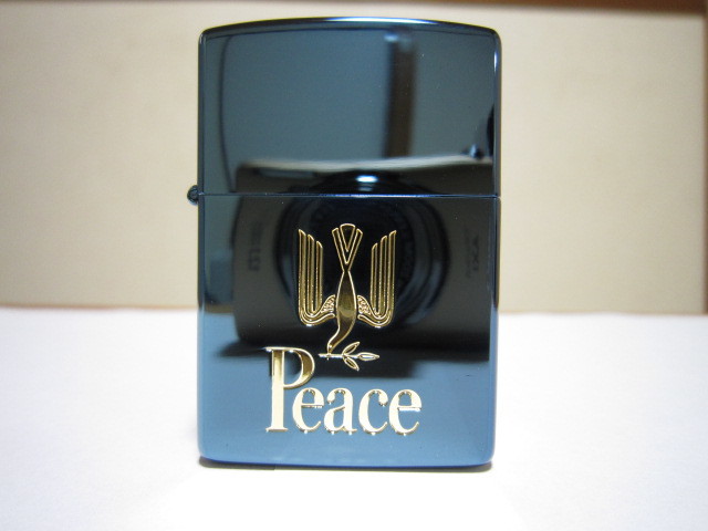 【新作登場】 ZIPPO ジッポー ピース ブルーチタン ２０００個限定品 １９９１年製 ジッポ Peace ヴィンテージ(たばこメーカー)｜売買されたオークション情報、yahooの商品情報をアーカイブ公開 - オークファ Zippo