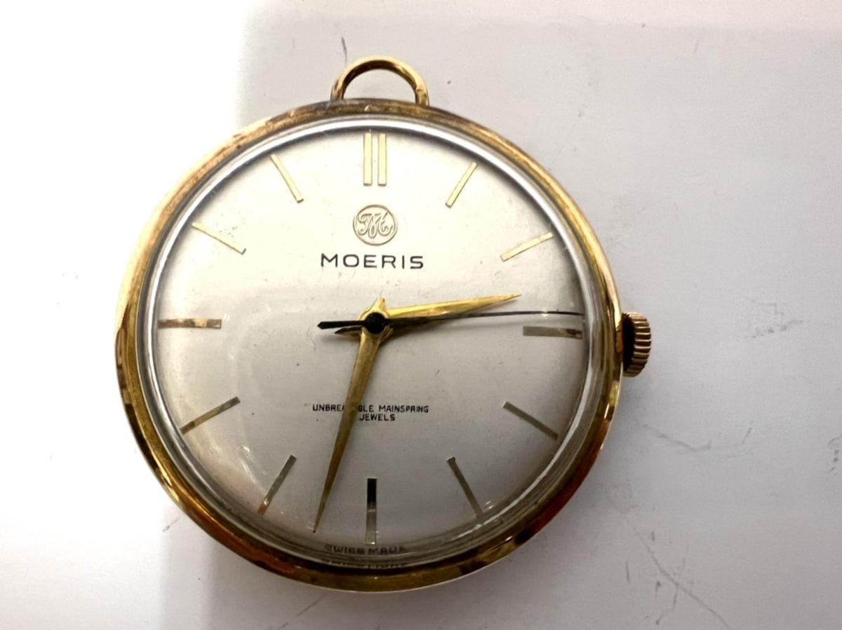 MOERIS モーリス K18 メンズ 17石 手巻き 時計 アンティーク 22.57g 