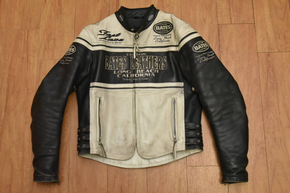 BATES本革レーシングジャケット BATES ベイツ 本革 レザージャケット 