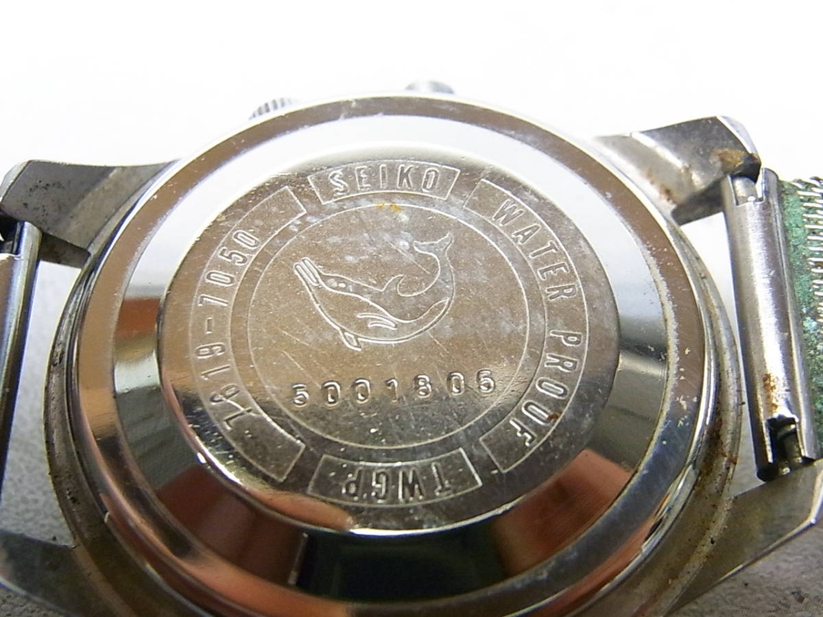 Seiko/セイコー Sportsmatic 5 Deluxe 自動巻き腕時計 25石 裏蓋 