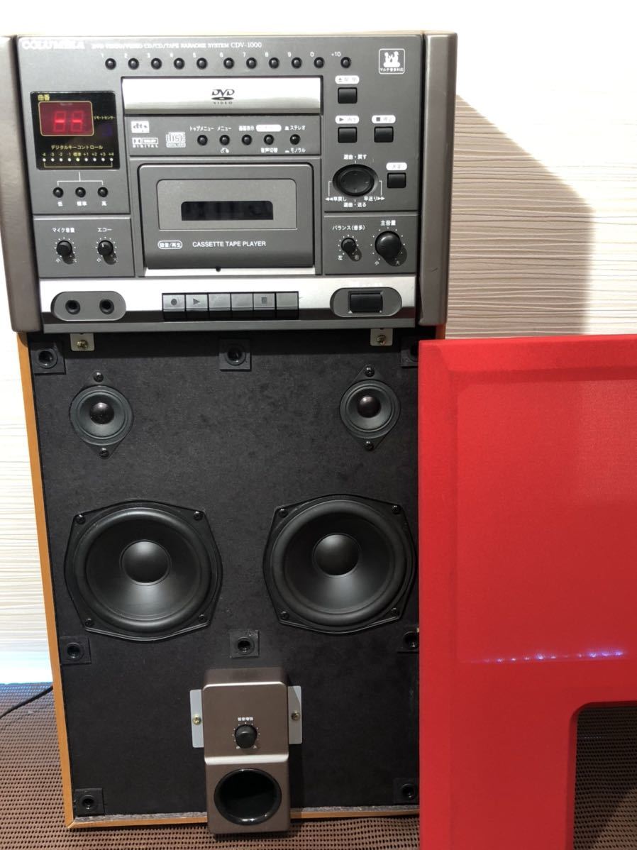 COLOMBIA コロンビア CDV-1000 カラオケシステム CD 、DVDカセット