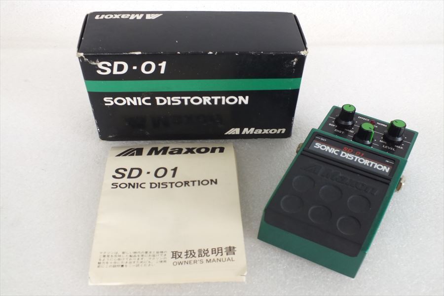 □ MAXON マクソン SD-01 エフェクター ディストーション 取扱説明書