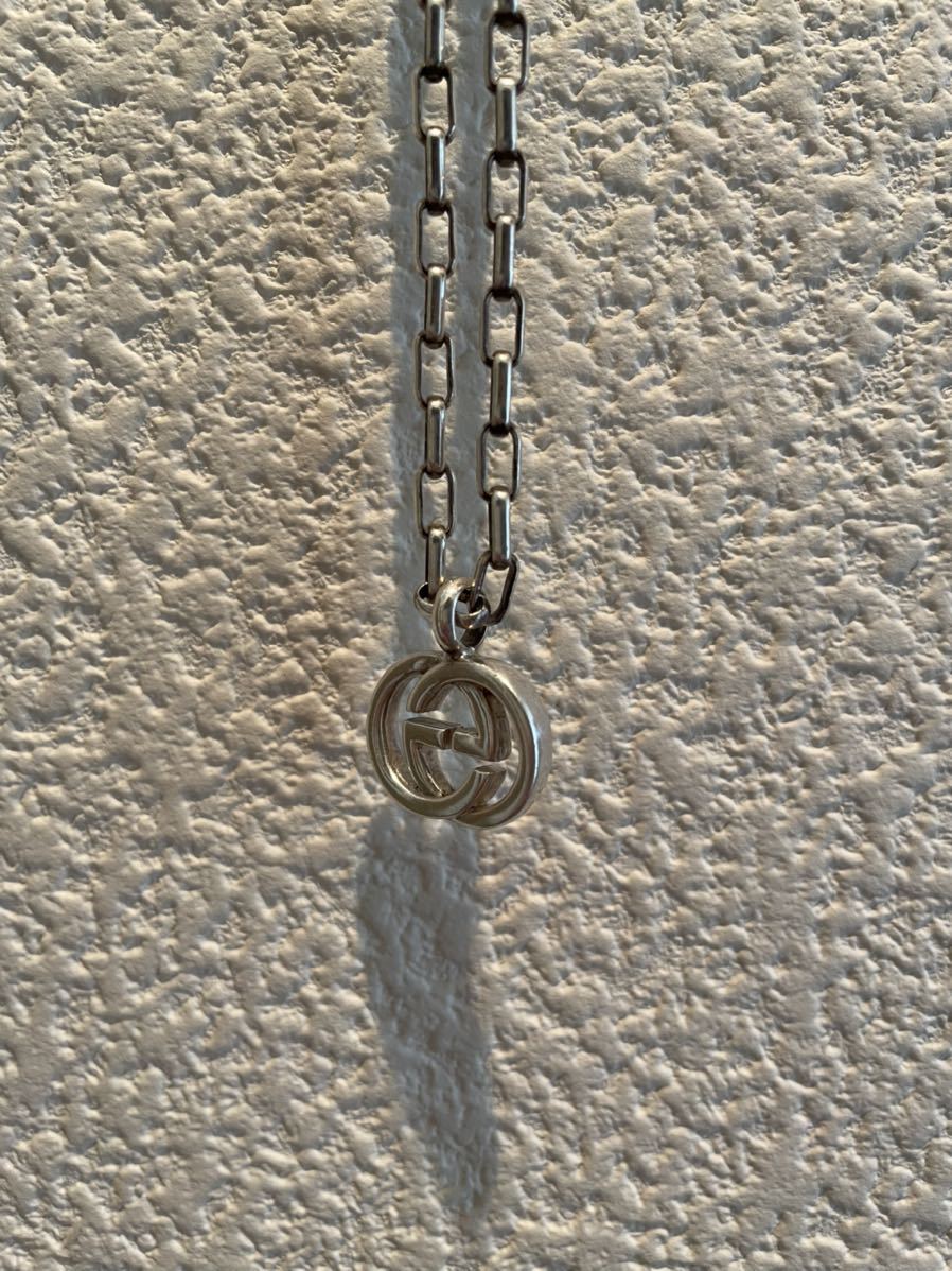 ブランドアクセサリー グッチ GUCCI カットアウトG ネックレス SV925