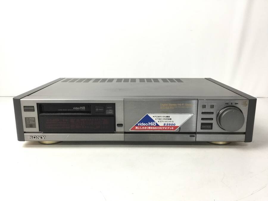 SONY EV-S2500 Hi8ビデオデッキ○ジャンク品 【公式通販】