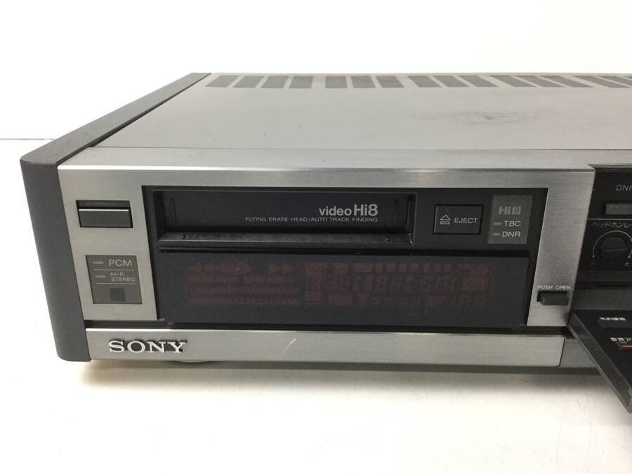 SONY 8ミリビデオデッキ　EV−S2500 ジャンク SONY EV-S2500 Hi8ビデオデッキ○ジャンク品 【公式通販】