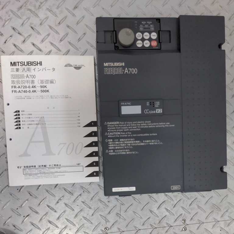 FR-A720-11K インバーター インバータ 三菱電機 公式通販 MITSUBISHI 三菱 中古美品(動作確認済み)三菱電機 三菱電機インバーター FR-A720-11K動作保証 1&frasl;2 | ヤマダウェブコム 新品未使用 AC200V 保守部品.com
