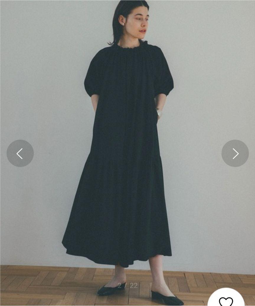CLANE クラネ 2021ss 2WAY ショルダーワンピース ブラック(Mサイズ 