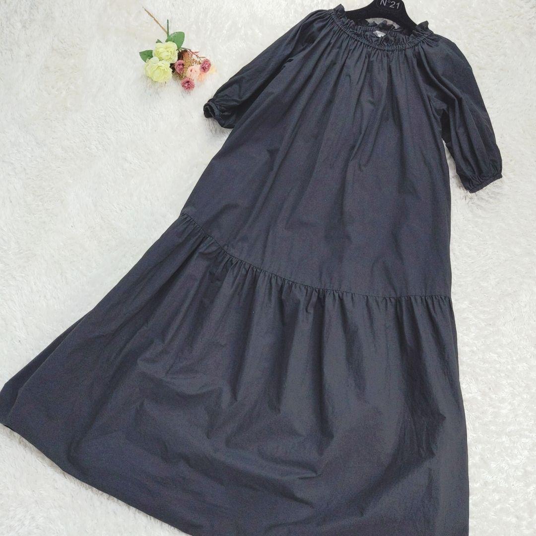 CLANE クラネ 2021ss 2WAY ショルダーワンピース ブラック(Mサイズ 