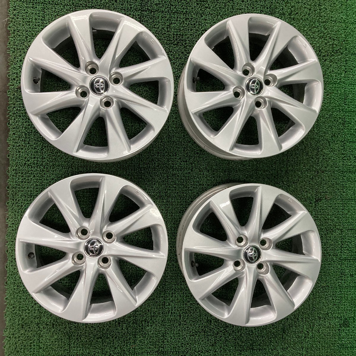pcd100 4穴 15インチ WATANABE ワタナベ 8 スポーク 中古ホイール 4本
