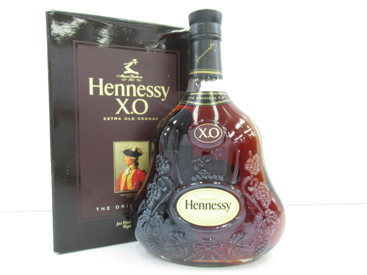 古酒 1円~スタート Hennessy ヘネシー XO 黒キャップ オリジナル