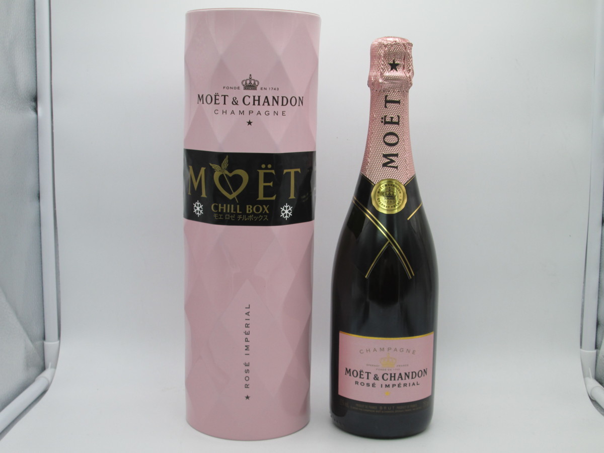 ★【未開封】洋酒 MOET&CHANDON モエ・エ・シャンドン モエシャン ROSE ロゼ IMPERIAL アンペリアル シャンパン 750ml 12％★/H