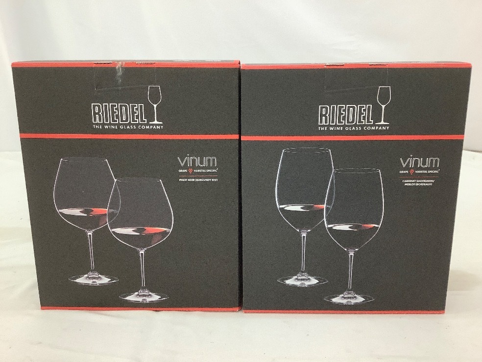 RIEDEL ワイングラス Vinum/ヴィノム 4客まとめ OD 未使用品 ACB 
