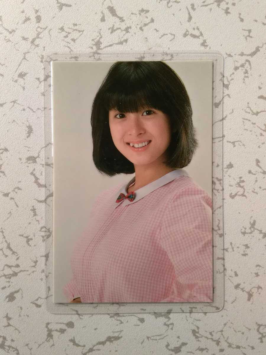 河合奈保子さん』:『ラミネートカード』＆『生写真 18枚』(写真