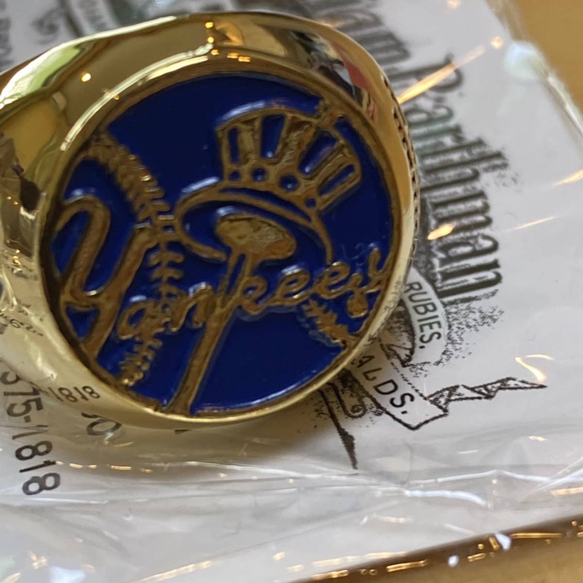NY ヤンキース FAN RING 2007年7月8日配布 William Jewelry NY SEALED