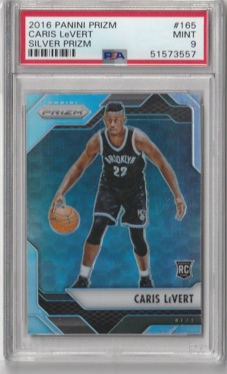 2016-17 Panini Prizm Silver Prizm RC Caris LeVert PSA9