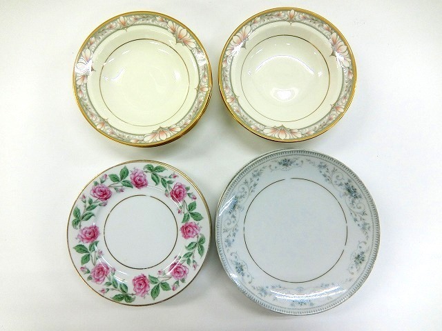キングラム[31] Noritake ノリタケ オールドノリタケ 花柄 ケーキ皿