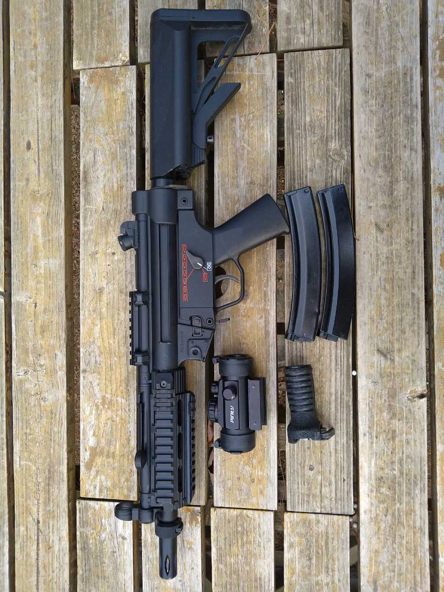 マルイ MP5 RAS改 クレーンストック カスタム （ 東京 レールハンド