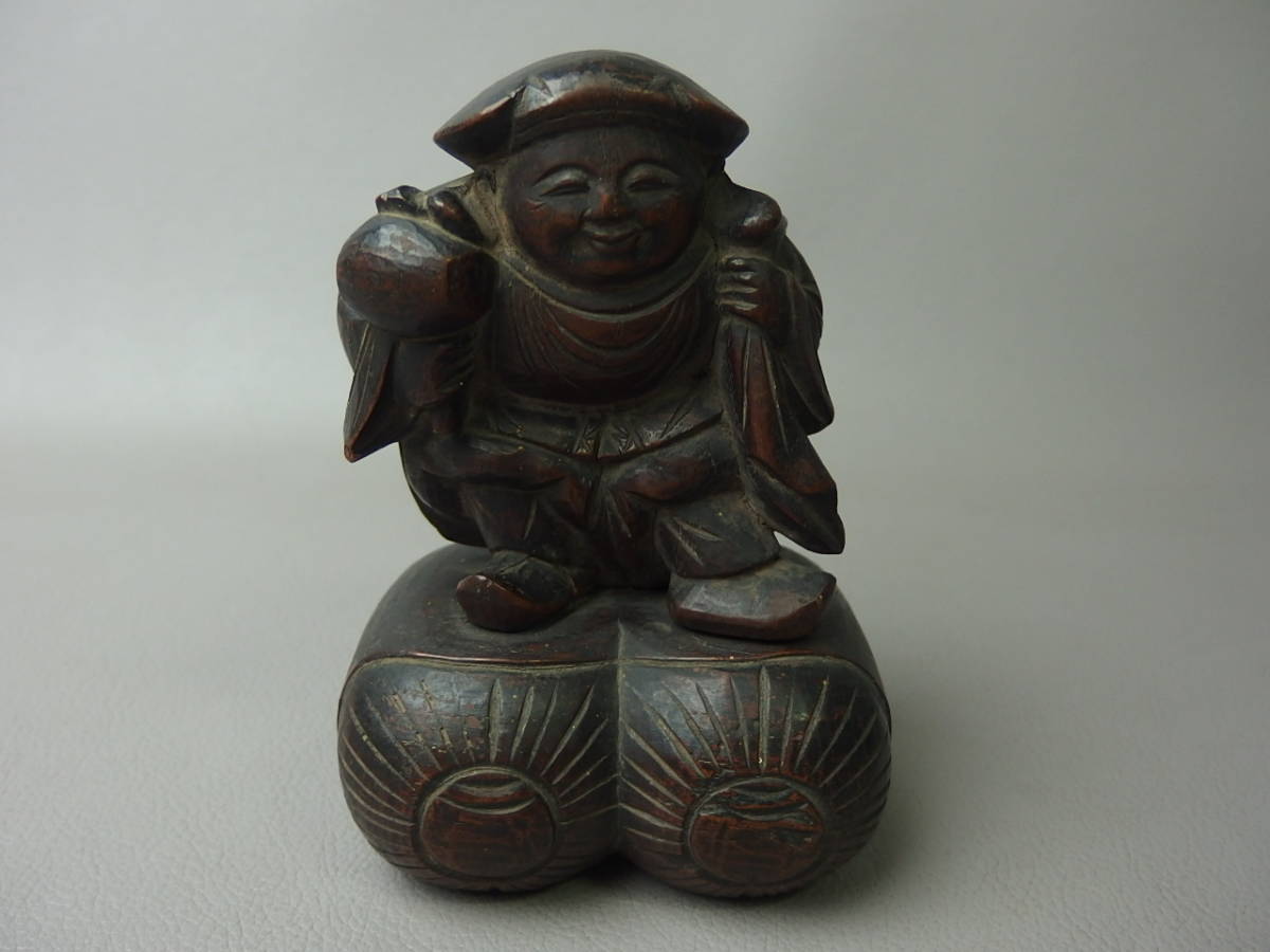 新品 骨董 仏教美術 古民具 時代木彫 大黒 dh064ub 古民芸(仏像)｜売買されたオークション情報、yahooの商品情報をアーカイブ公開 - オークファン 仏像