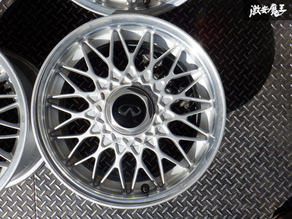 日産純正 BBS 純正OP CG15 15インチ 6.5J +45 5穴 PCD114.3 ホイール 