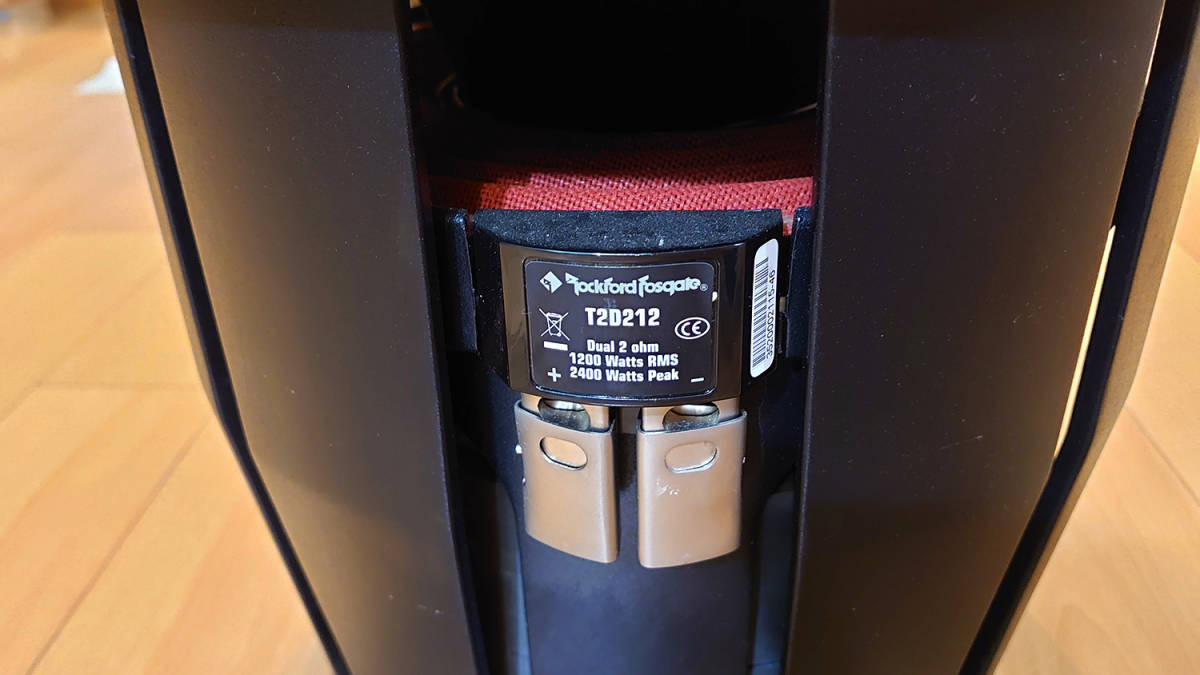中古】ROCKFORD FOSGATE T2D212 (パワーシリーズ) 12インチサブ