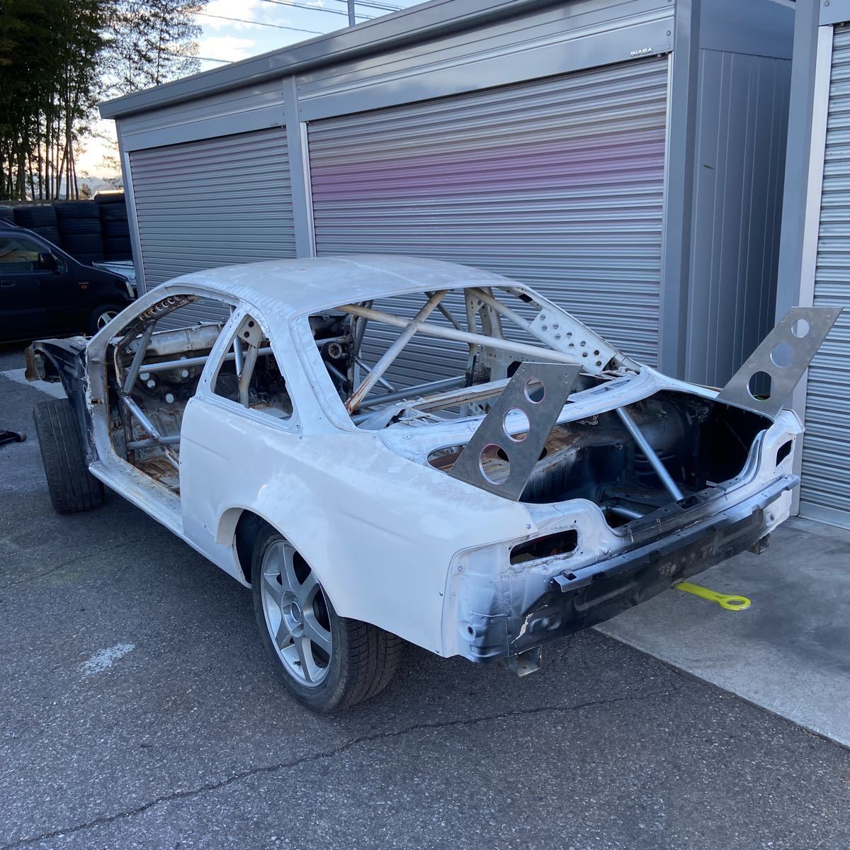 S14 シルビア 日産 箱 フレーム ボディ 競技車両 ロールバー 書類付き 