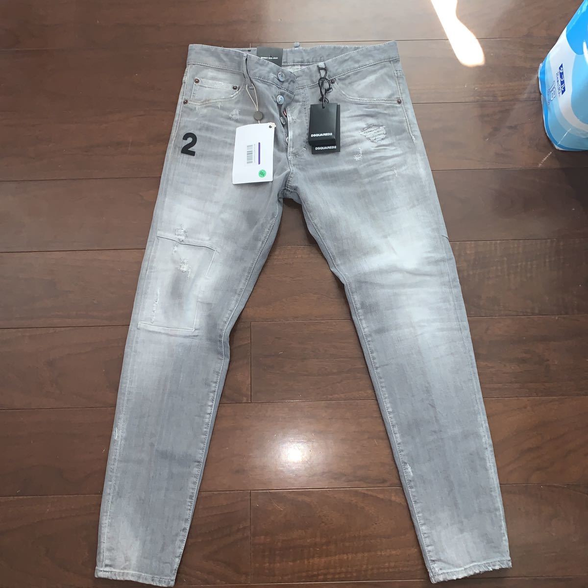  格安 デニムパンツ DSQUARED2 ディースクエアード ブラックデニム 52(ジーンズ)｜売買されたオークション情報、yahooの商品情報をアーカイブ公開 - オークファン 男性用