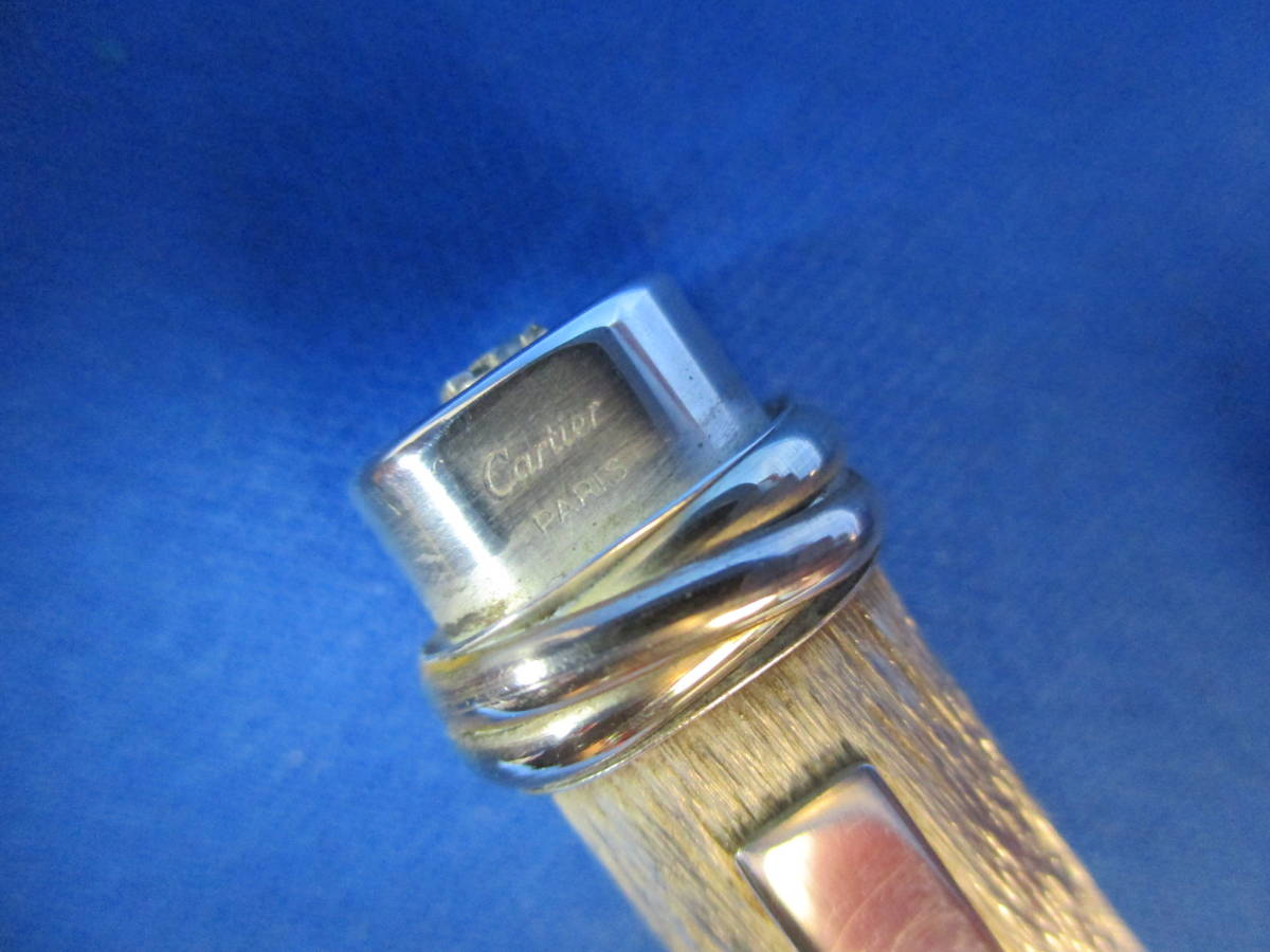 カルティエ Cartier ボールペン トリニティ シルバー スリーカラー