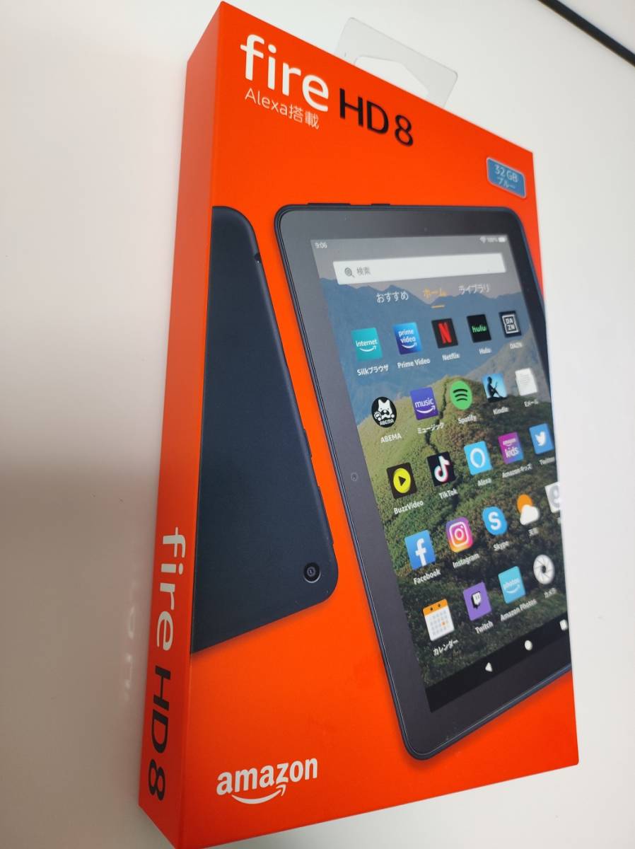 新品，正規品 Fire HD 8 ブルー 第10世代 最新 タブレット Amazon 8.0型/ストレージ:32GB/Wi-Fiモデル/Alexa搭載(本体)｜売買されたオークション情報、yahooの商品情報をアーカイブ公開 - オークファン 本体