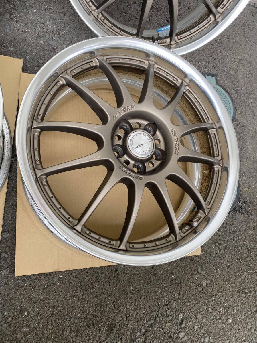 WORK ワーク イクサ 戦　XSA 02C 18インチ　225 40 18 4本】WORK 戦 イクサ ワーク WORK XSA 02C 18×7．5J 5