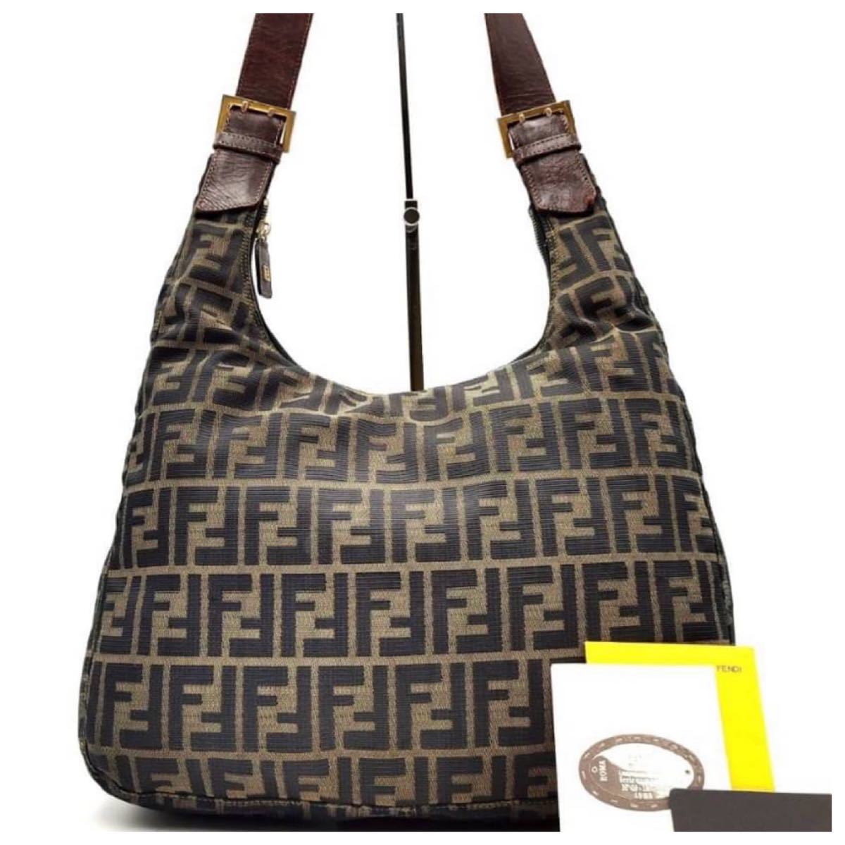 フェンディ 1円〜至高の一品\u2044美品FENDI 1円 美品 ズッカ FENDI 