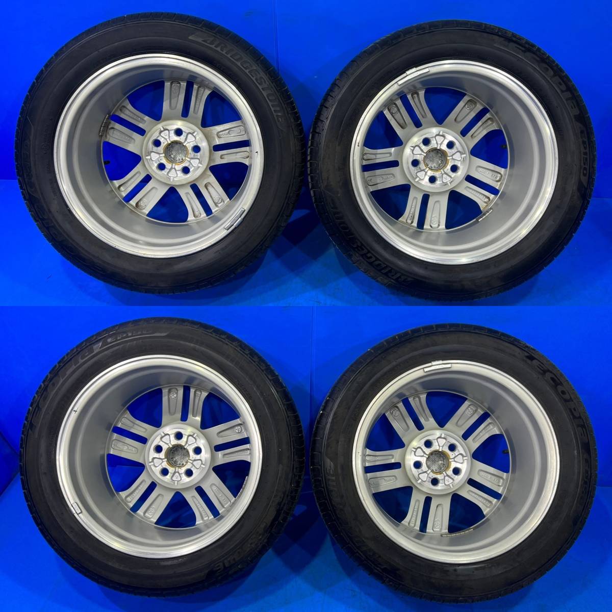 【美品】4本 カローラスポーツ純正ホイール プリウス等に 205/55R16 PCD100 カローラスポーツ ツーリング/etc 当社指定輸入スタッドレスタイヤ 205
