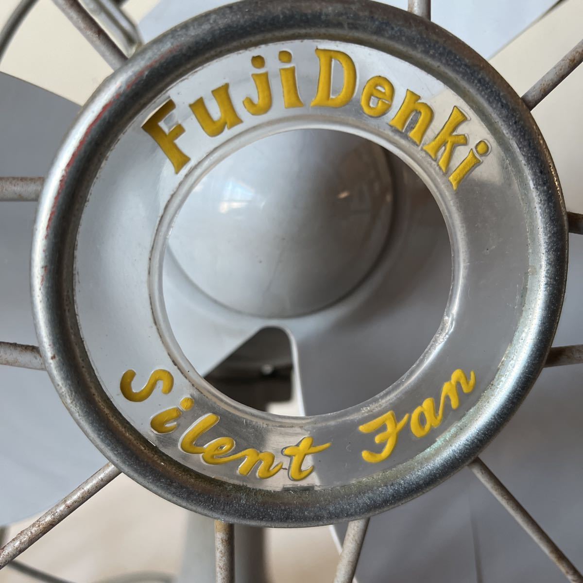 昭和レトロ FUJI SILENT FAN 富士電機 扇風機 ジャンク FujiElectric