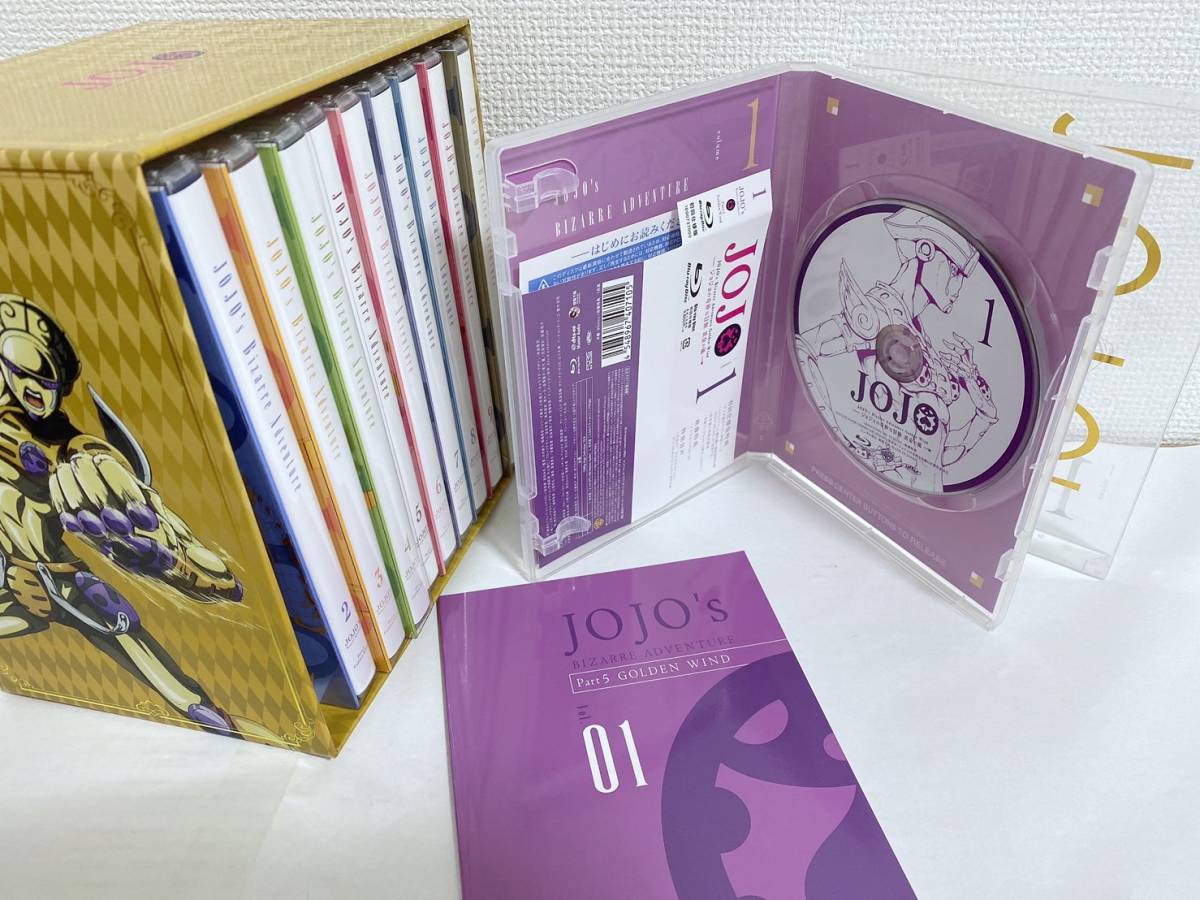 ジョジョの奇妙な冒険 黄金の風 DVD Blu-ray & 黄金の風」 初回 
