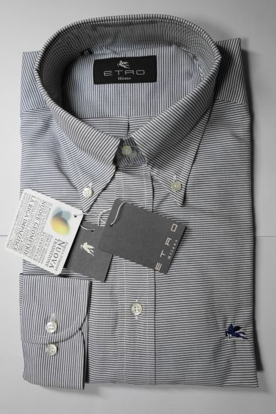 定番人気，人気SALE 品 エトロのボタンダウンシャツ長袖４１綿１００％(長袖シャツ)｜売買されたオークション情報、yahooの商品情報をアーカイブ公開 - オークファン 男性用