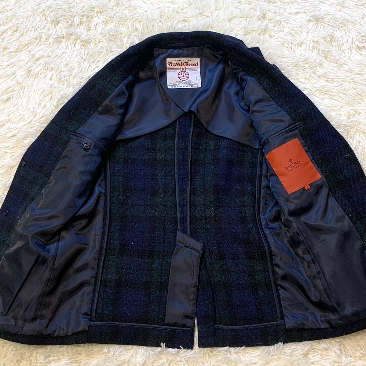ほぼ未使用】 極美品 アーバンリサーチロッソ HARRIS TWEED ハリス 