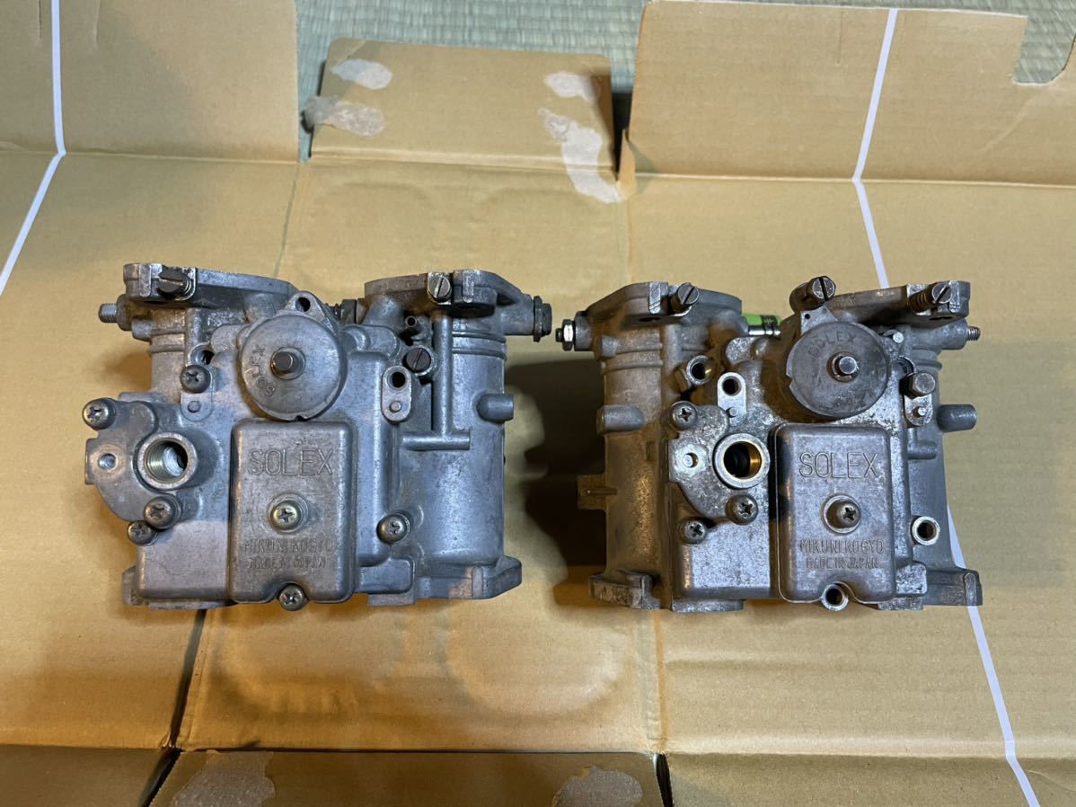 SOLEX ソレックス キャブレター 2基 φ40 40パイ 部品取り ジャンク L4