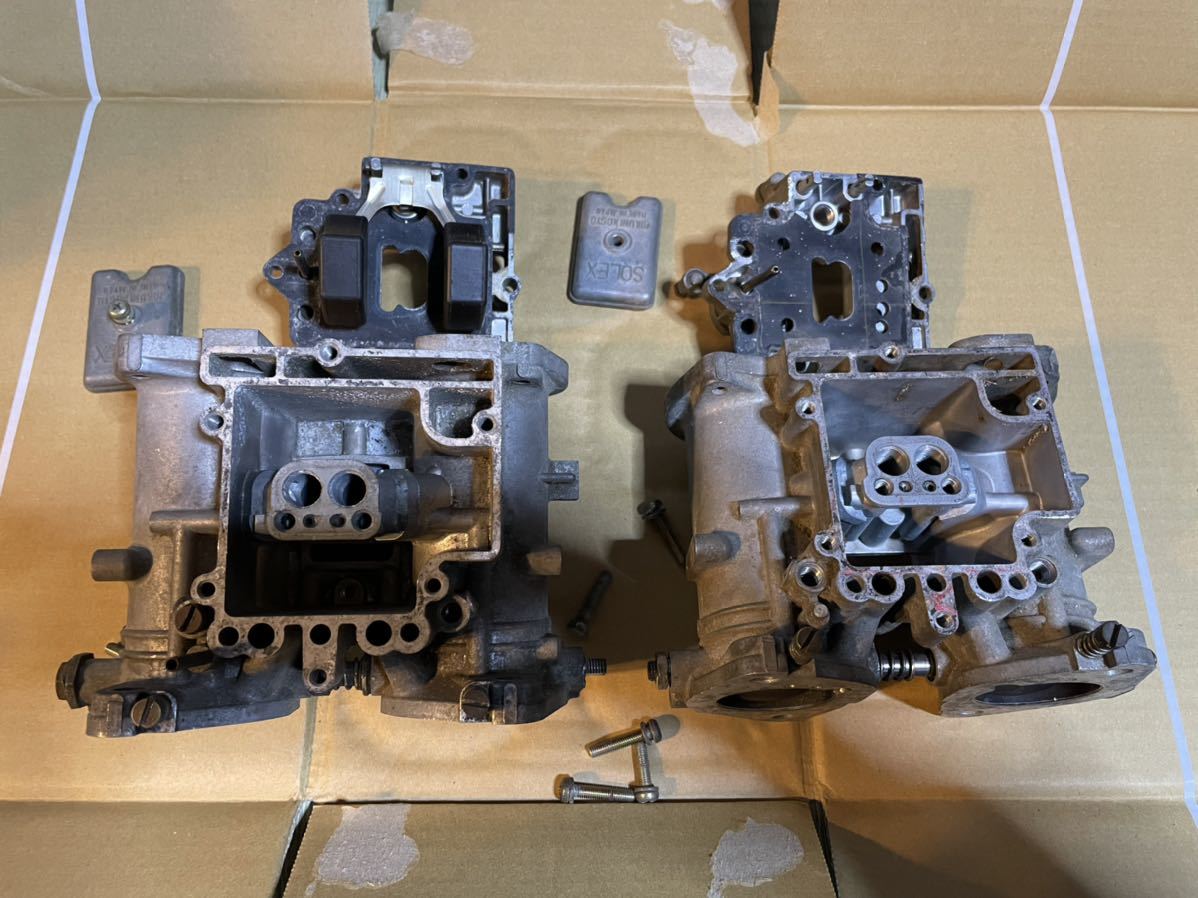 SOLEX ソレックス キャブレター 2基 φ40 40パイ 部品取り ジャンク L4