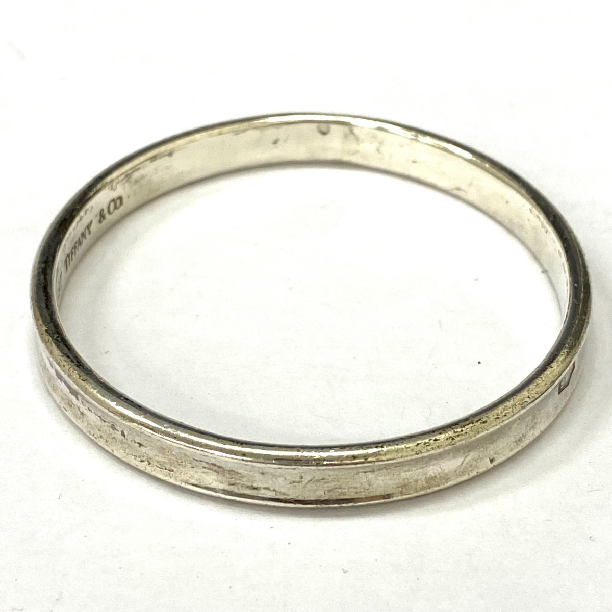 ティファニー 0 バングル 美品 シルバー1837 正面刻印鮮明