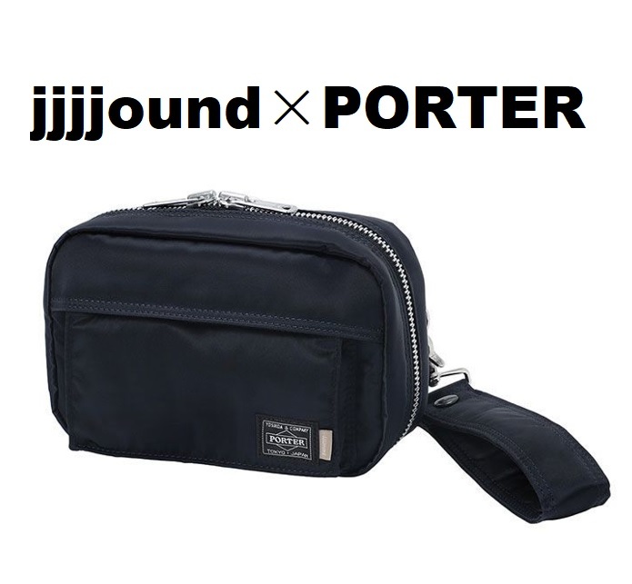 PORTER × jjjjound POUCH【Navy】｜ジョウンド,ポーター,ポーチ  