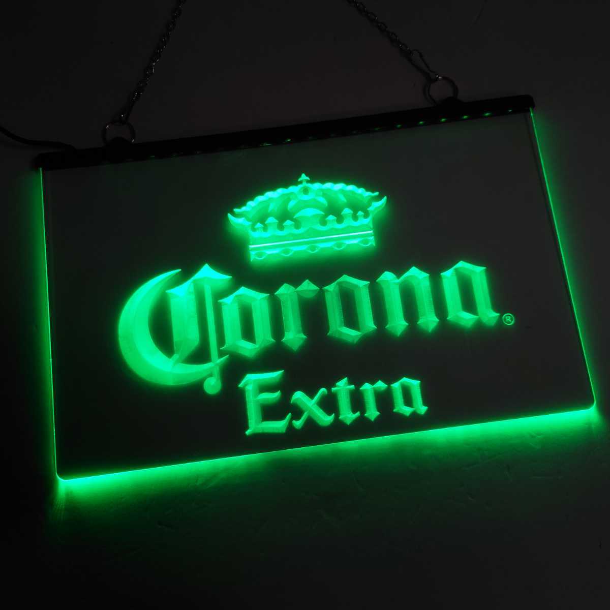 No.LE18 送料無料 コロナ ビール LED ネオン 看板 corona ランプ